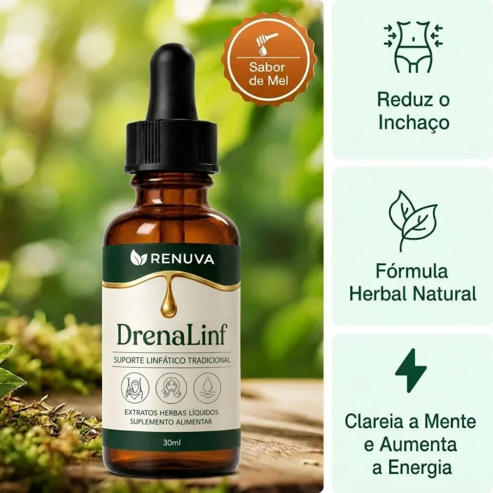 Renuva Gotas Botânicas de Drenagem Linfática